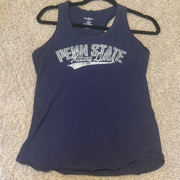 Pro Edge Tops - Pro Edge Navy Tank Top with Penn State Graphic